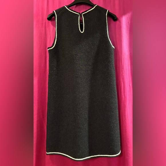 Theory Black Tweed Sheath Dress NWT $495 Size 0 - Picture 4 of 9